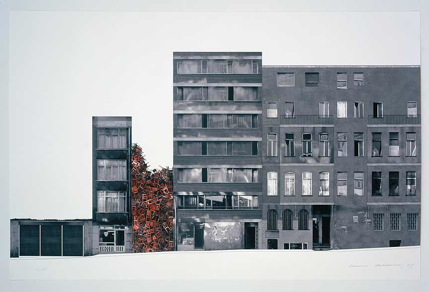 Doris Salcedo, "Istanbul Project II," 2003. Piezo-pigment on Hahnemühle german etching paper; 24 1/2 x 37 1/4 inches. Edition of 35.